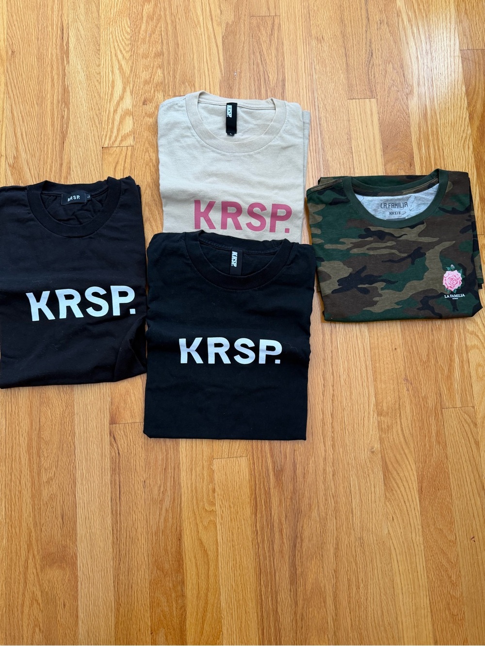 KRSPLogo Tee - Black with White Logo